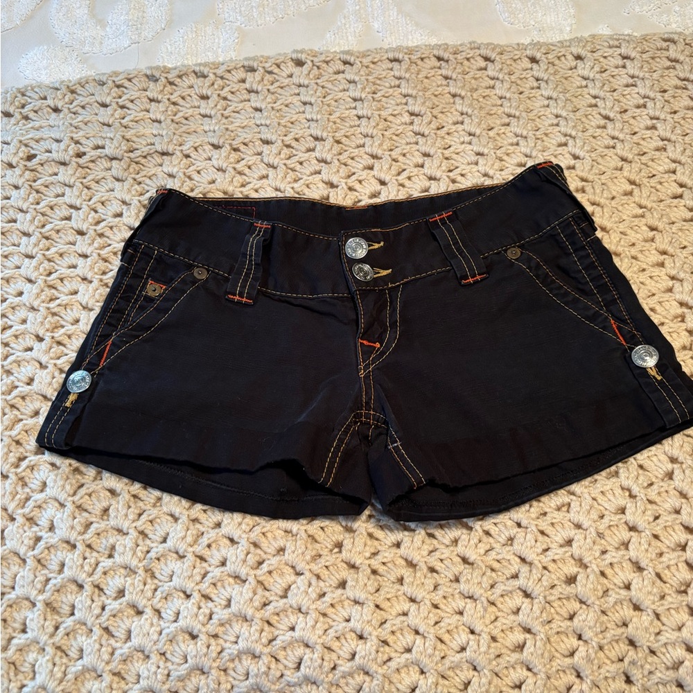 True Religion Low Rise Shorts Size 26